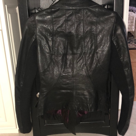 Daniel black leather jacket - Picture 3 of 4